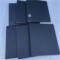 Three (3) Ring Binders with Page Protectors