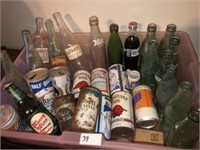 Vintage Beer Cans & Soda Bottles