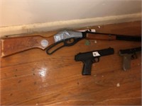 BB Rifle & 2 Pistols