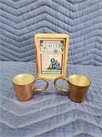 Vintage sailors rum cups made by hand royal