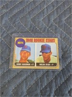 1968 NEW YORK METS ROOKIE STARS BASEBALL CARD -