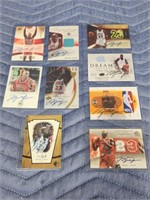 9 Michael Jordan basketball cards - THESE CARDS