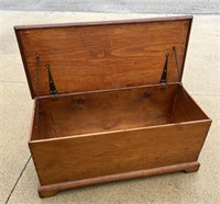 Early Dovetailed Blanket chest, petite size