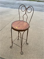 Wrought Iron Ice cream chair