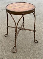 Wrought Iron Ice cream stool