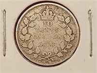 1919 Canada 10 Cent Coin G-04