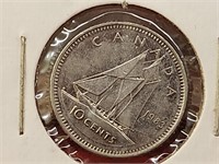 1983 Canada 10 Cent Coin AU-50