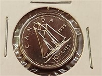 1999 Canada 10 Cent Coin MS-62