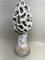Concrete mushroom yard ornament