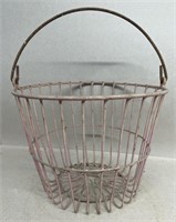 Vintage Wire Egg basket