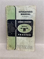 John Deere model B series tractor manual