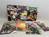 Army at war, privacy, marines in action comic
