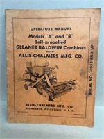 Allis chalmers models, a and R self-propelled