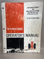 International operators, manual, moldboard plow