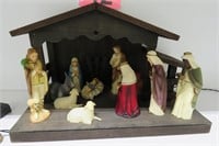 Light-up Vintage Nativity
