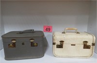 Vintage Travel Cases / Make-up Bags