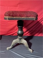 Cast iron piano stool