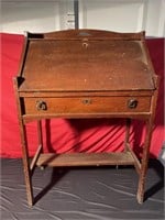 Antique writing desk missing lock and needs some