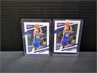 (2) 2020/21 Donruss Stephen Curry Card