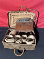Autophone co & music, and vintage basket