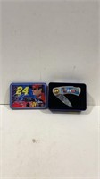 Jeff Gordon Collectors Pocket Knife with Tin
