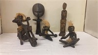 Wooden Carved tribal art figures