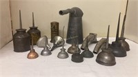 16 pc Oil Can & accessories collection