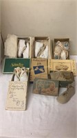 Vintage baby shoes in boxes