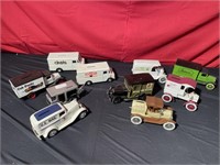 Advertising toy truck banks