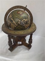 Tabletop world globe with astrology