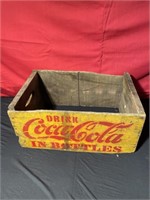 Coca-Cola wooden crate no bottom