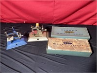 Two toy sewing machines