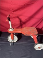 Vintage Metal 3 wheeled riding toy