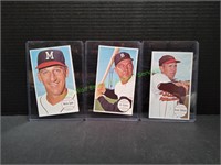 (3) 1964 Large Topps Baseball Cards