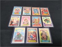 (11) 1986 Garbage Pail Kids Trading Cards