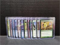 (12) Magic the Gathering Holo Trading Cards