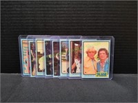 (8) 1980 Dukes of Hazzard Trading Cards