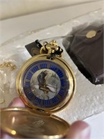Franklin Mint pocket watch with American Eagle