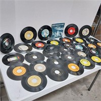 Large lot of Various Artist 45 rpm Records