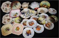 Fruit Design China Plates, Cups, Bowls, Teapot++