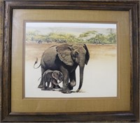 Little Diamond & Toto Elephant Print