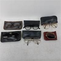 Vintage Glasses - Safety & Sunglasses with cases