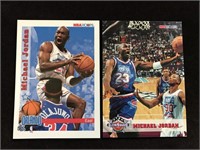 Michael Jordan 1992-93 Hoops All-Star Insert Cards