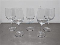 AS NEW STEMMED WINE GLASS