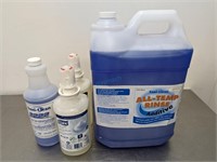 LOT OF CLEANING CHEMICAL & HAND SOAP
