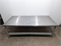 STAINLESS STEEL EQUIPMENT STAND - 72" X 36" X 24"