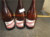 3qt. Burgertmeister Beer Bottles Warsaw, IL