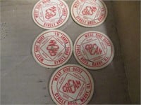 5pcs. Syrcle Bros. Milk Bottle caps