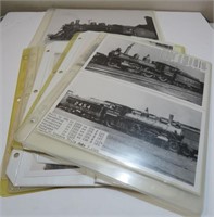 Large Lot 50+ CNR Locomotive Train Photographs