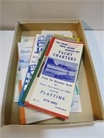 Box Lot Northern Ontario Cruise Ship Brochures